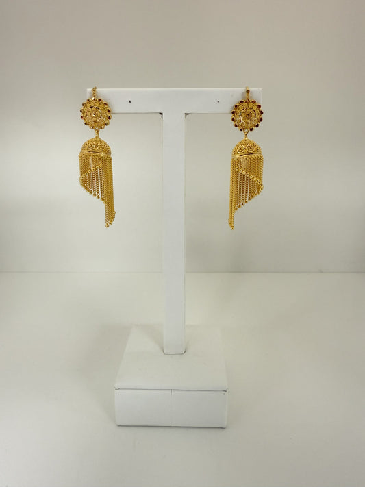 22KT GOLD  EARRINGS  17.1 GM