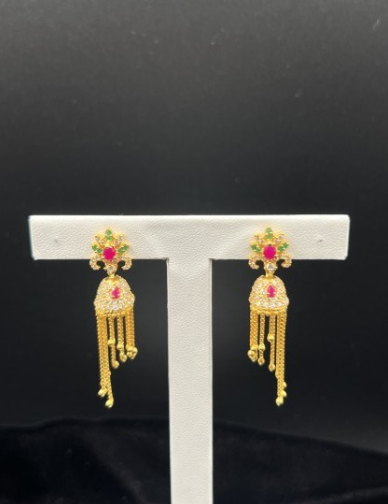 22KT GOLD CHANDELIER EARRINGS 9.70 GM