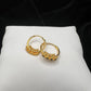 22KT Classic Bead Hoop Earrings 1.4gm
