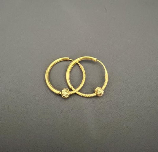 22KT Gold Earrings 3.8GM