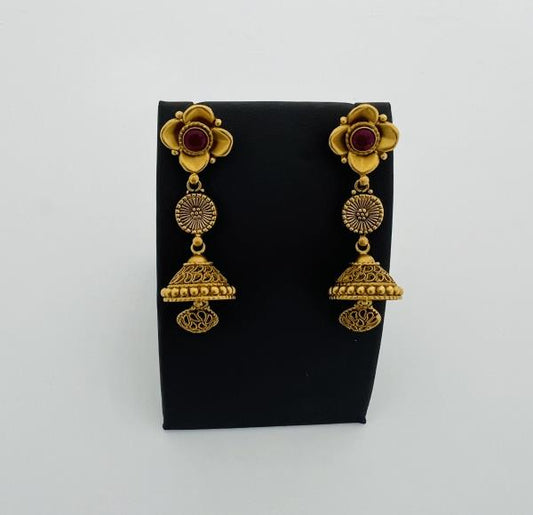 22KT GOLD EARRINGS 14GM