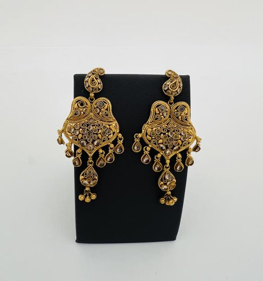 22KT GOLD EARRINGS 18.8GM