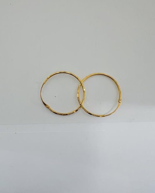 22KT GOLD EARRINGS 2.7GM