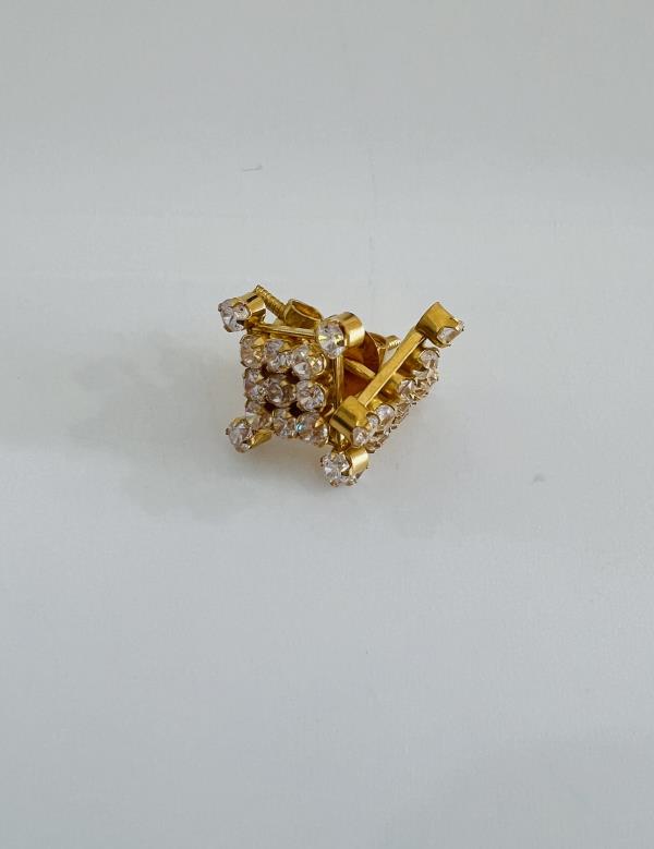 22 KT GOLD EARRINGS 2.7GM