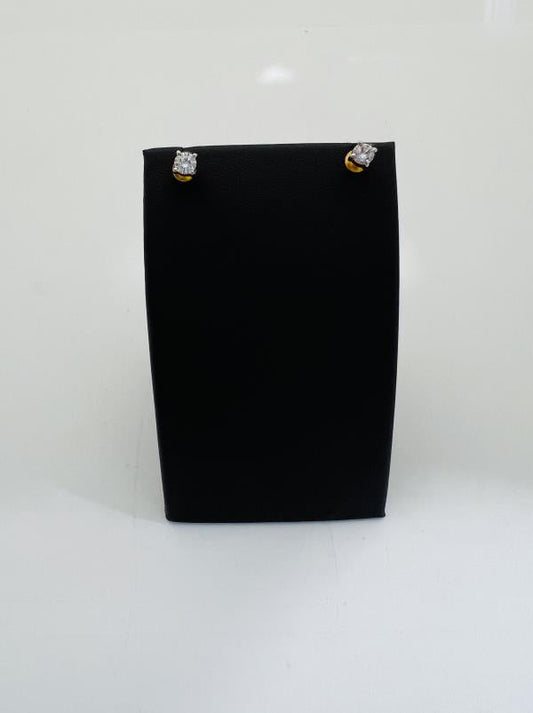 22KT GOLD CZ EARRINGS 1.9GM