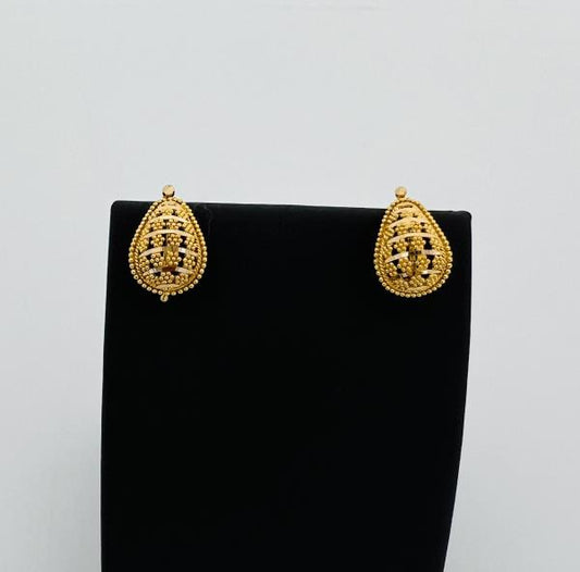 22K GOLD EARRINGS 3.4GM