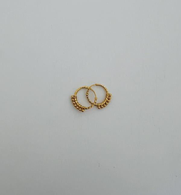 22KT GOLD EARRINGS 1.6GM