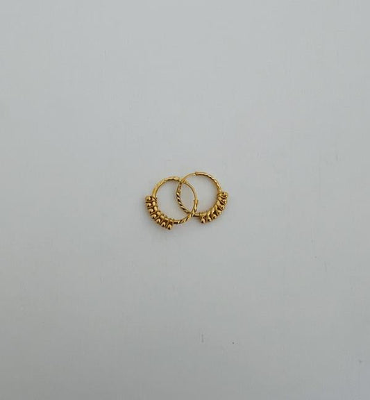 22KT GOLD EARRINGS 1.6GM