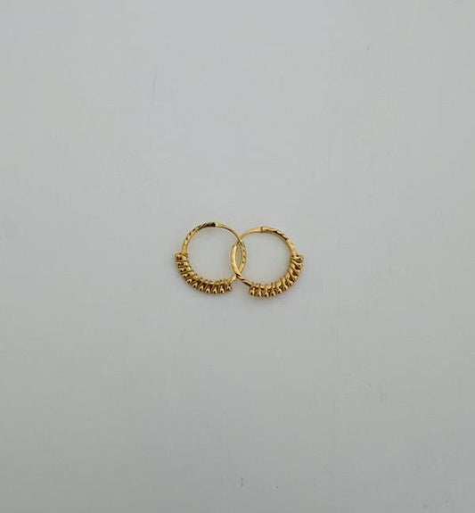 22KT GOLD EARRINGS 2.5GM