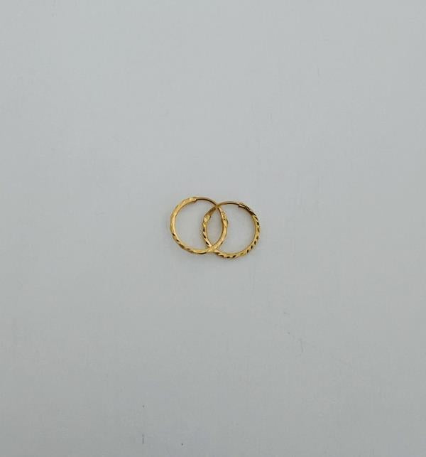 22KT Gold Earrings 0.7GM