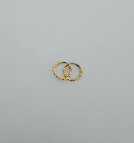 22KT GOLD EARRINGS 0.7GM