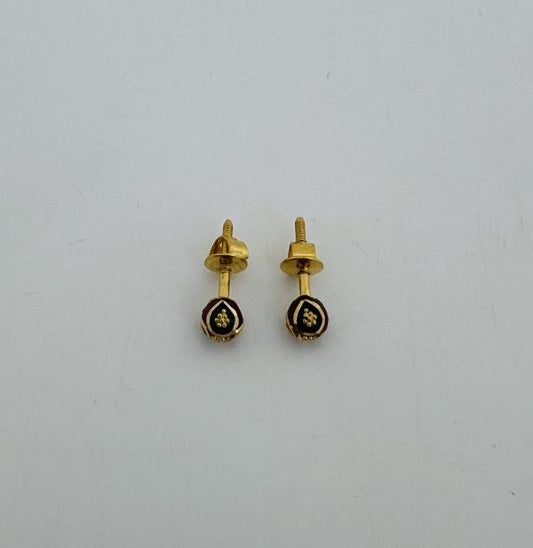 22KT GOLD EARRINGS 1.3GM