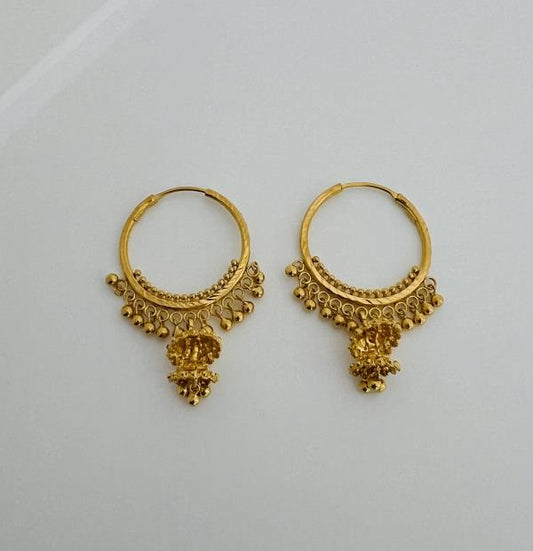 22KT GOLD EARRINGS 9.5GM