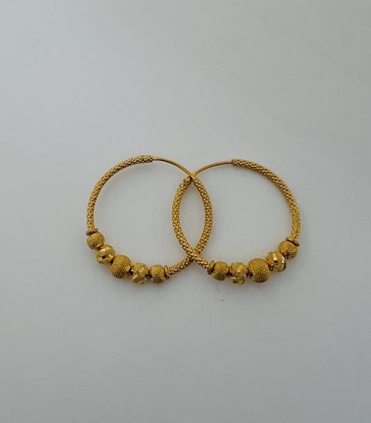 22KT GOLD EARRINGS 6.4GM