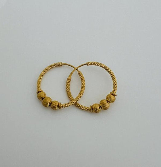 22KT GOLD EARRINGS 4.3GM