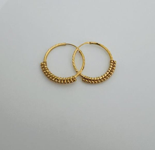 22KT GOLD EARRINGS 3.6GM