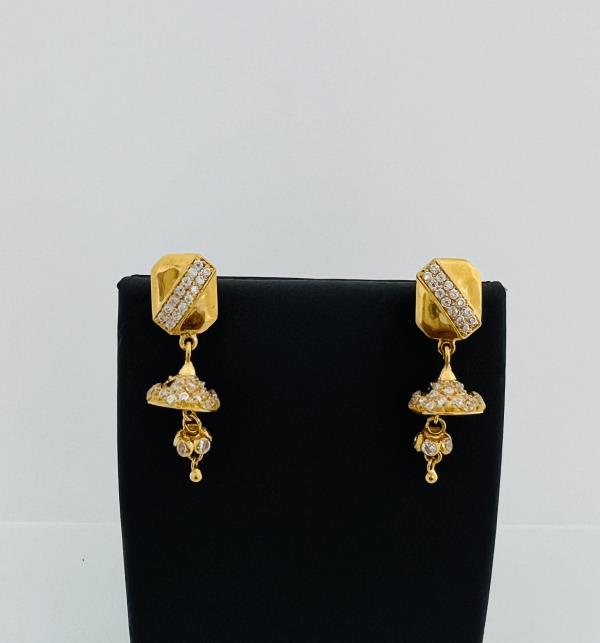 22KT Gold Earrings 4.2GM