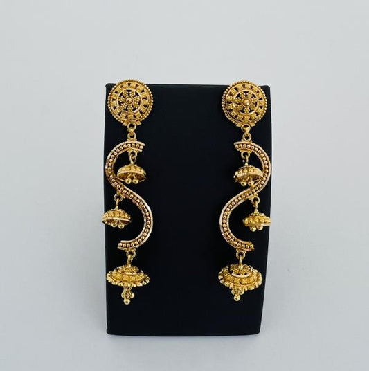 22KT GOLD EARRINGS 14GM