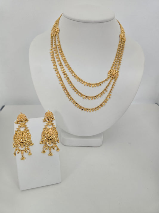 22KT GOLD SET 52.6 GM