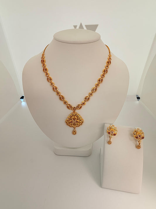 22KT GOLD SET 31.9GM