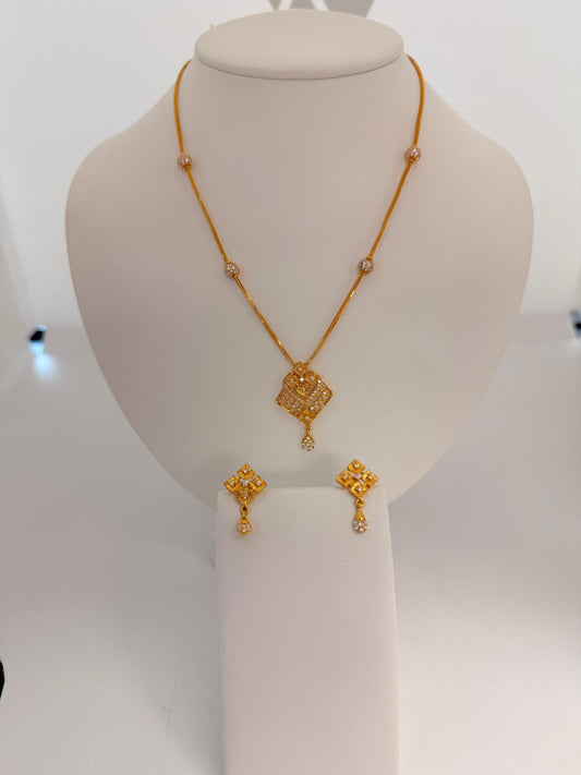 22KT GOLD SET 16.7GM