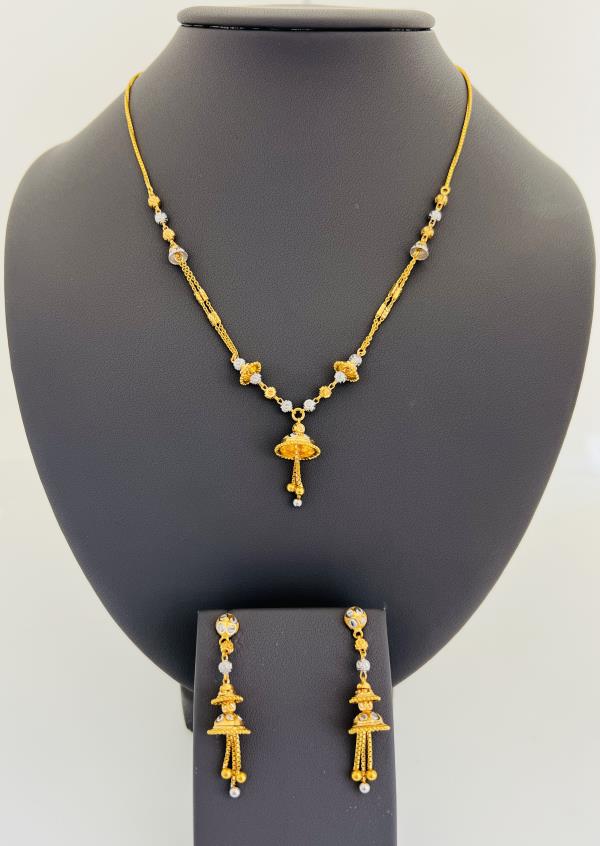 22KT GOLD SET 18.4GM