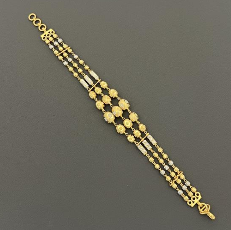 22KT LADIES BRACELET 7" 17.4GM