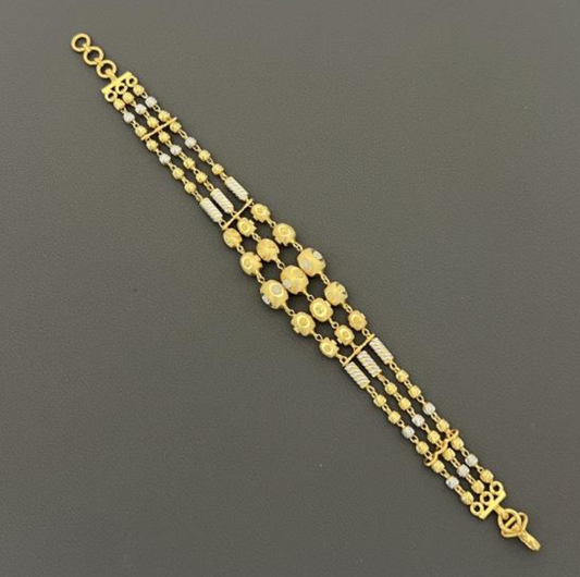 22KT LADIES BRACELET 7" 17.4GM