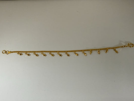 22KT LADIES BRACELET 5.5GM