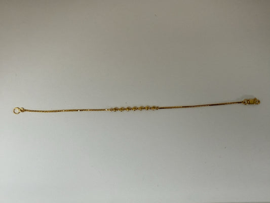 22KT LADIES BRACELET 2.8GM