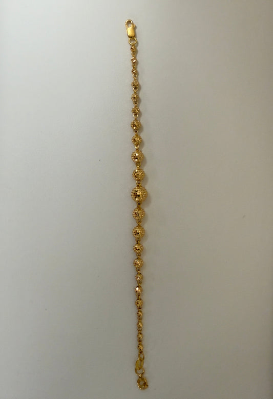 22KT LADIES BRACELET 8GM