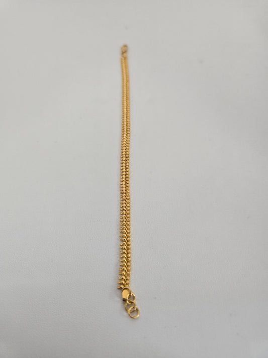 22KT GOLD LADIES BRACELET 9.10GM