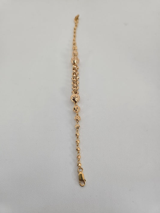 22KT GOLD LADIES BRACELET 9GM
