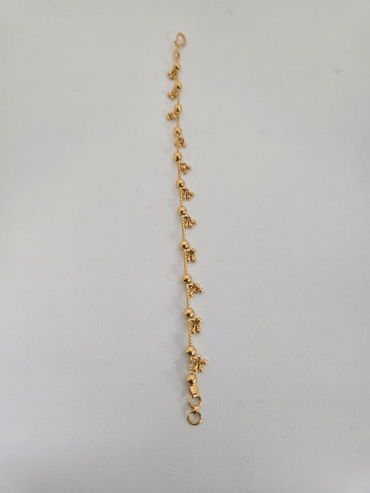 22KT GOLD LADIES BRACELET 7.5GM