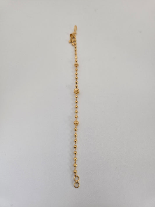 22KT GOLD LADIES BRACELET 7.3GM