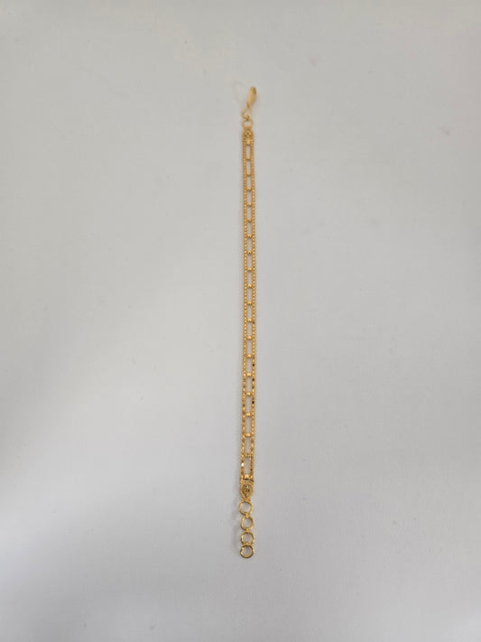22KT GOLD LADIES BRACELET 6.1GM