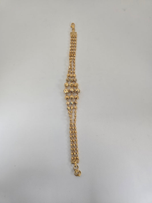 22KT GOLD LADIES BRACELET 14.6GM