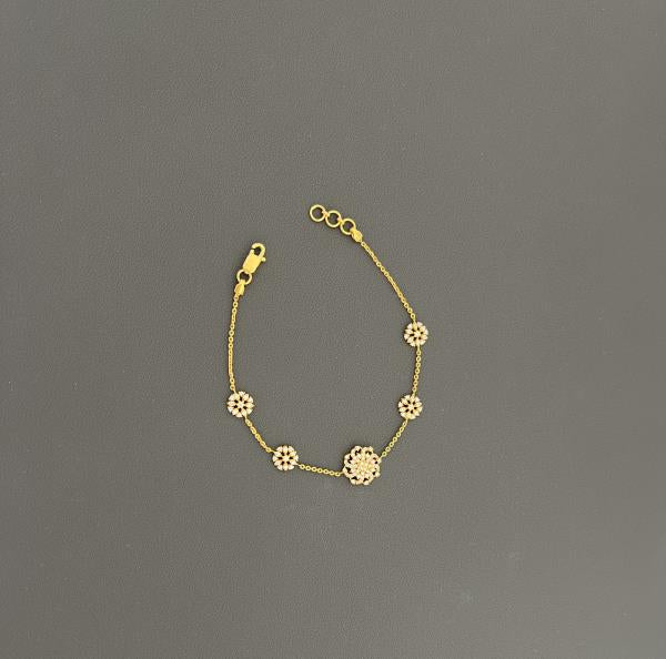 22KT GOLD LADIES BRACELET 4.4GM