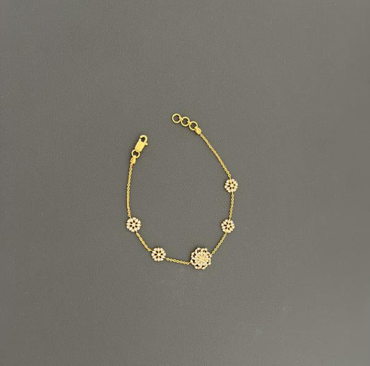 22KT GOLD LADIES BRACELET 4.4GM