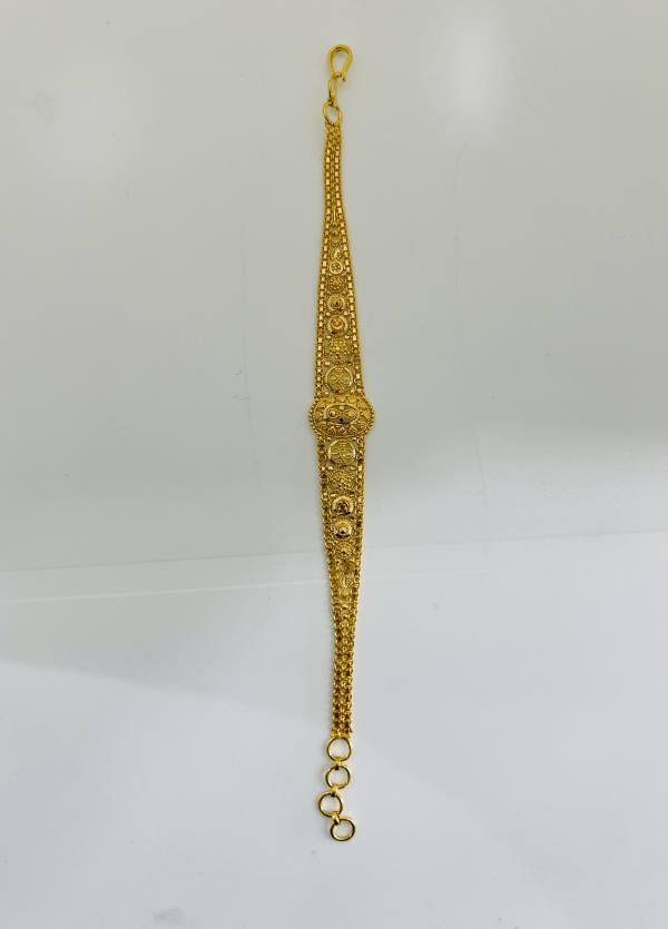 22KT LADIES BRACELET 7" 7.6GM