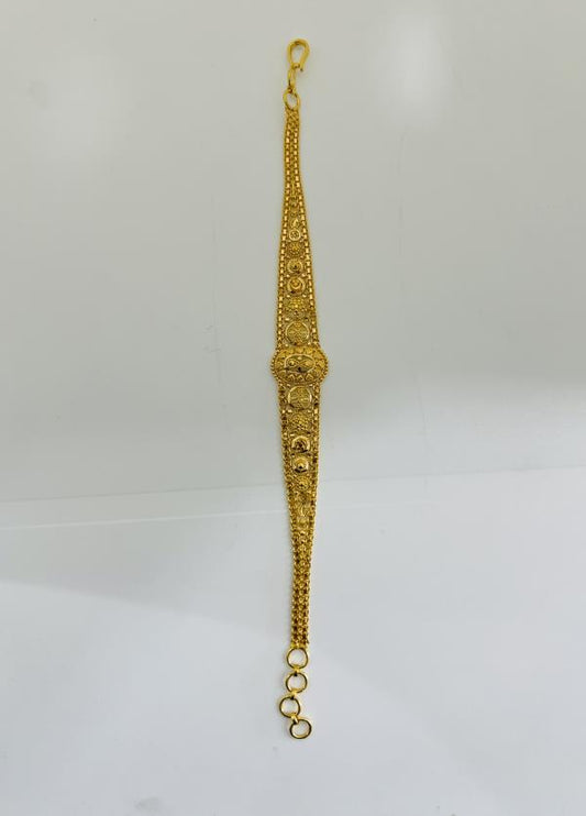 22KT LADIES BRACELET 7" 7.6GM