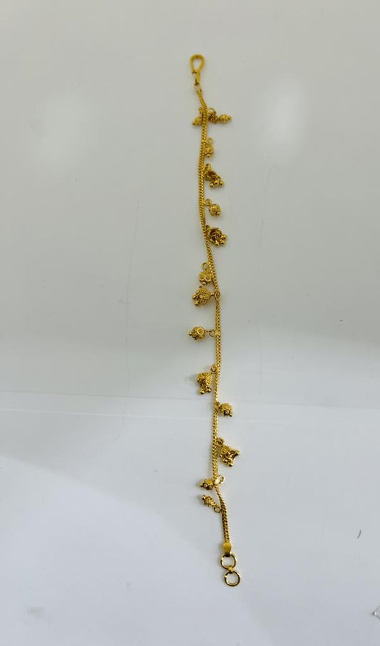 22KT LADIES BRACELET 7" 8.5GM