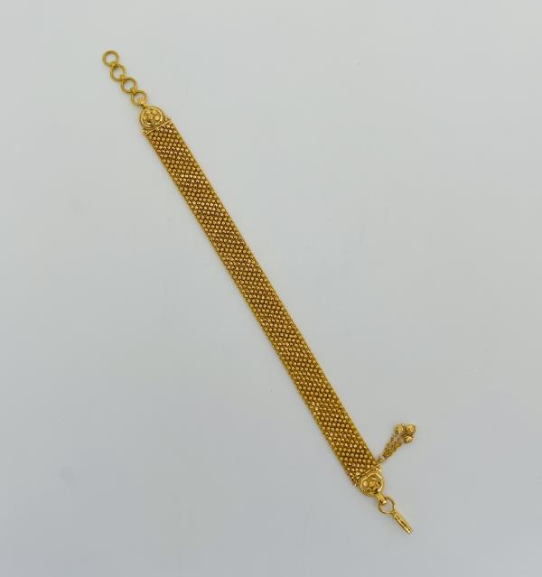 22KT LADIES BRACELET 7" 28.4GM