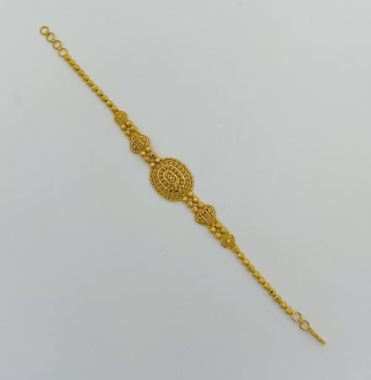 22KT LADIES BRACELET 7" 9.5GM