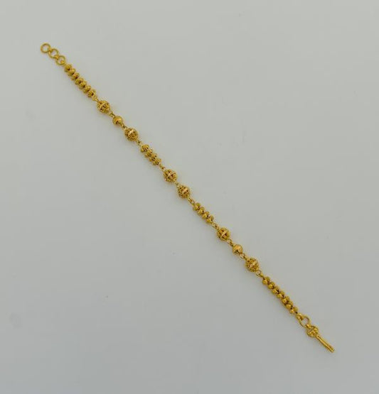 22KT LADIES BRACELET 7" 10.1GM