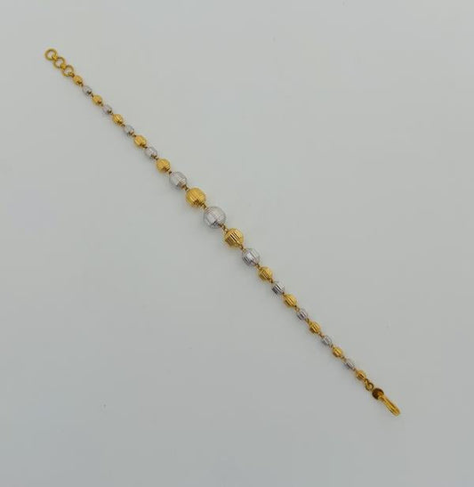 22KT LADIES BRACELET 7" 10.2GM