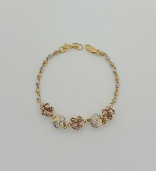 22KT LADIES BRACELET 8GM