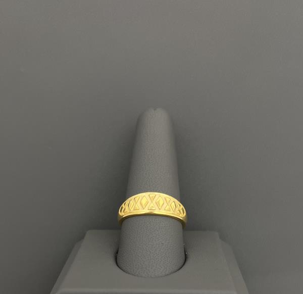 22KT GOLD LADIES WEDDING BAND 3.2GM