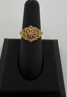 22KT GOLD LADIES RING 3.2GM