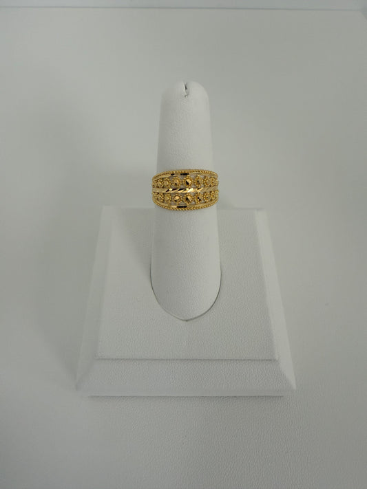 22KT GOLD RING 3.7 GM